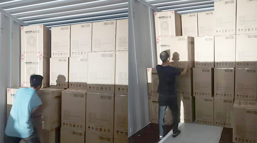 裝柜日常！日本客戶Sentern滾筒干衣機順利出貨