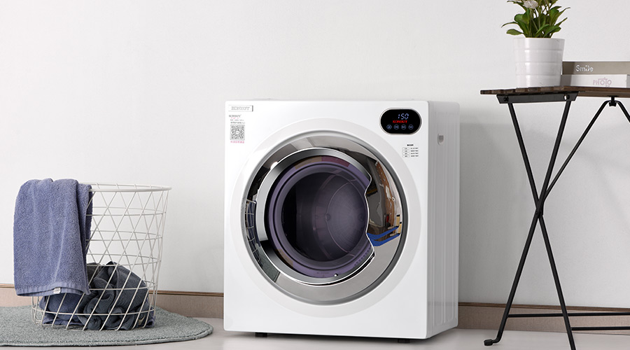 自然晾曬過的衣物灰塵多，家用衣物烘干機(jī)烘衣更干凈！