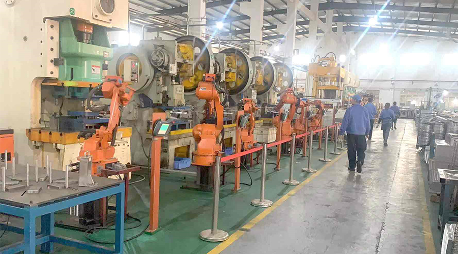 揭秘金環(huán)電器滾筒干衣機沖壓自動化生產(chǎn)是如何進行的？