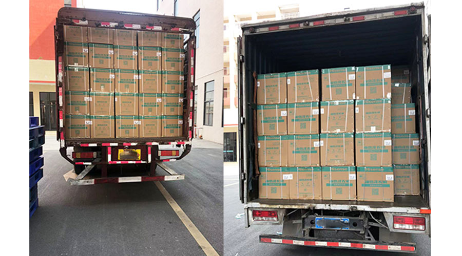 實況圖！金環(huán)電器完成國內某知名品牌迷你洗衣機裝柜發(fā)貨