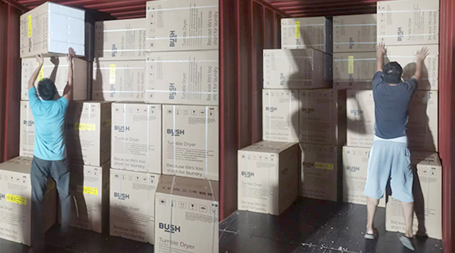 各司其職合力做好英國(guó)Argos客戶衣物烘干機(jī)出貨任務(wù)！