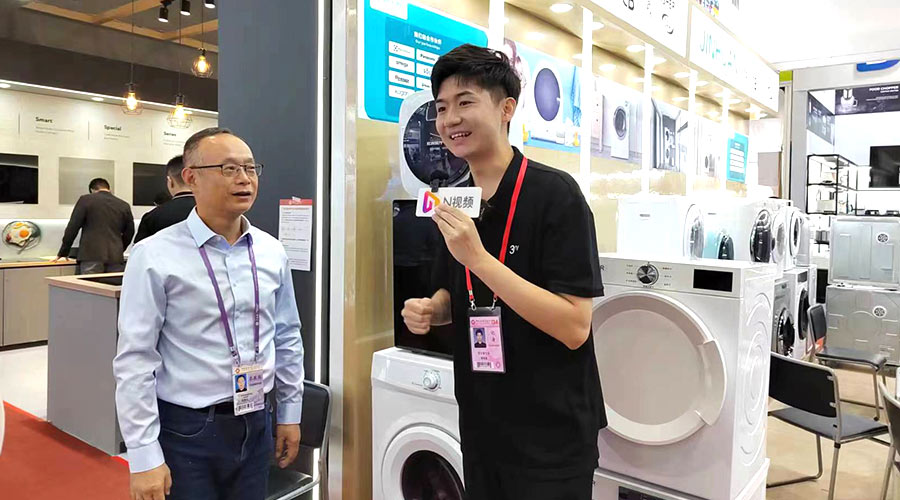 廣交會熱點！央視、新華網(wǎng)等媒體聚焦金環(huán)電器滾筒干衣機