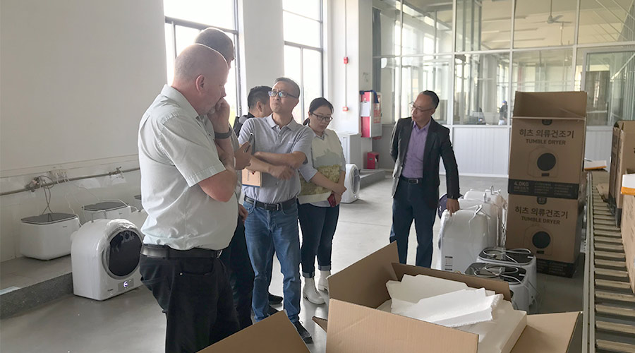 搶訂單 拼合同！金環(huán)電器積極推進滾筒衣服烘干機訂單增長