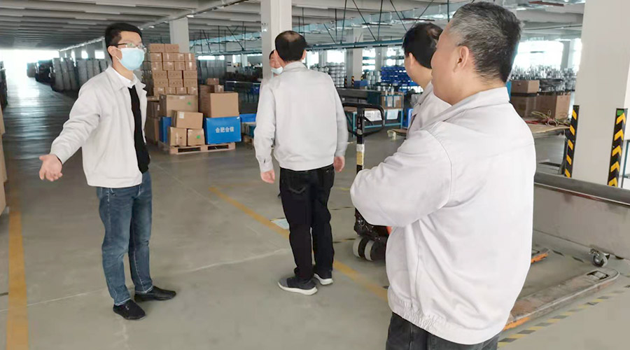 查隱患 防事故！金環(huán)電器領導開展節(jié)前安全檢查